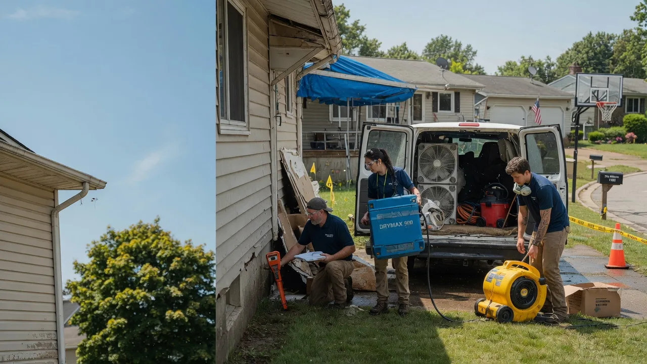 Ceiling Leak Cleanup in Marcy, NY near me